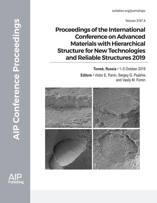 AIP Conference Proceedings Cover Image for Volume 2167, Issue 1