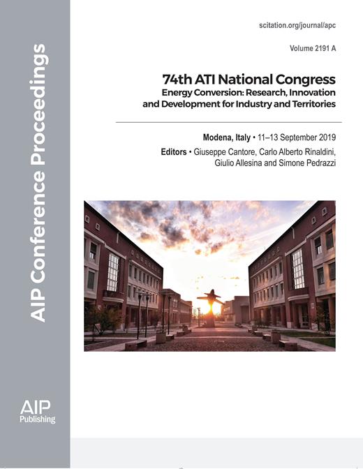 AIP Conference Proceedings Cover Image for Volume 2191, Issue 1