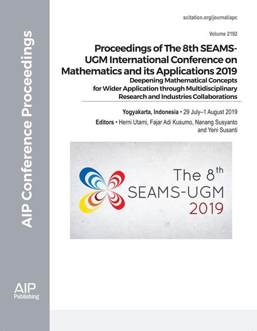 AIP Conference Proceedings Cover Image for Volume 2192, Issue 1