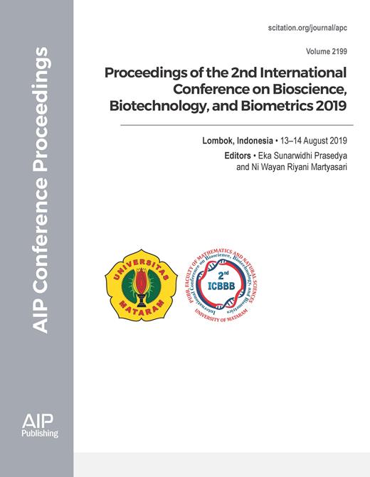 AIP Conference Proceedings Cover Image for Volume 2199, Issue 1