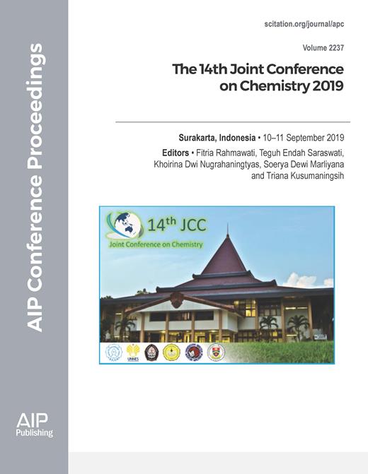 AIP Conference Proceedings Cover Image for Volume 2237, Issue 1