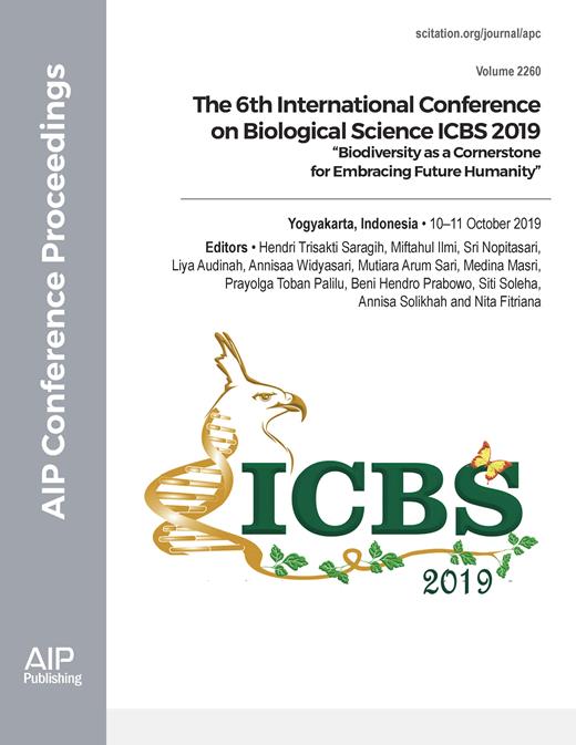 AIP Conference Proceedings Cover Image for Volume 2260, Issue 1