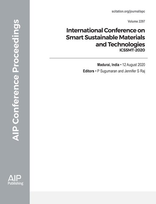 AIP Conference Proceedings Cover Image for Volume 2297, Issue 1