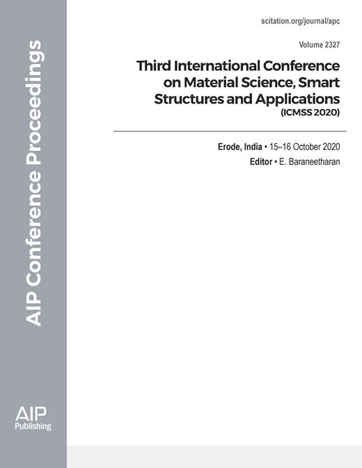 AIP Conference Proceedings Cover Image for Volume 2327, Issue 1