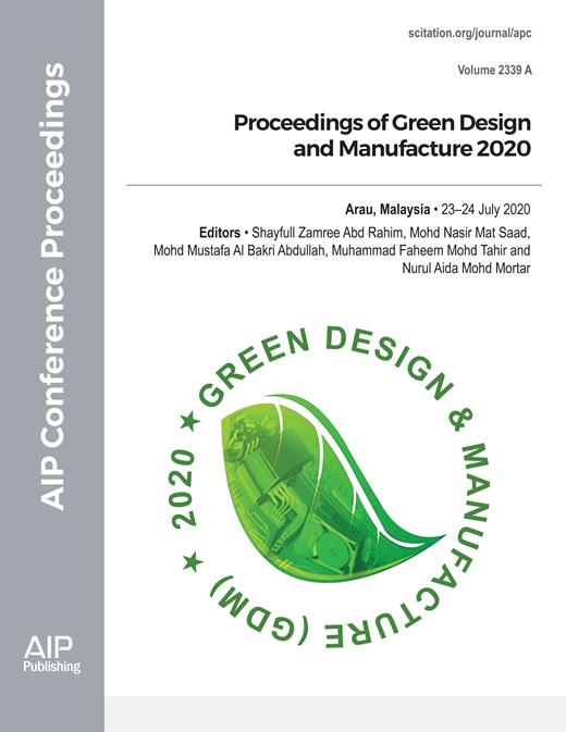 AIP Conference Proceedings Cover Image for Volume 2339, Issue 1