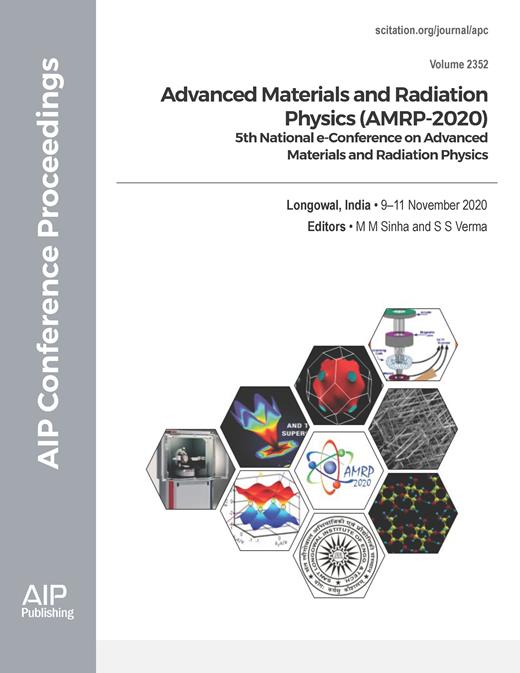 AIP Conference Proceedings Cover Image for Volume 2352, Issue 1