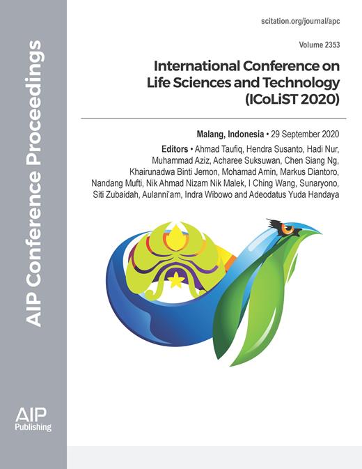 AIP Conference Proceedings Cover Image for Volume 2353, Issue 1