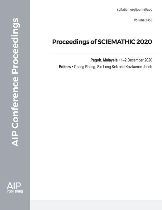 AIP Conference Proceedings Cover Image for Volume 2355, Issue 1