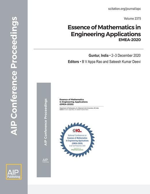 AIP Conference Proceedings Cover Image for Volume 2375, Issue 1