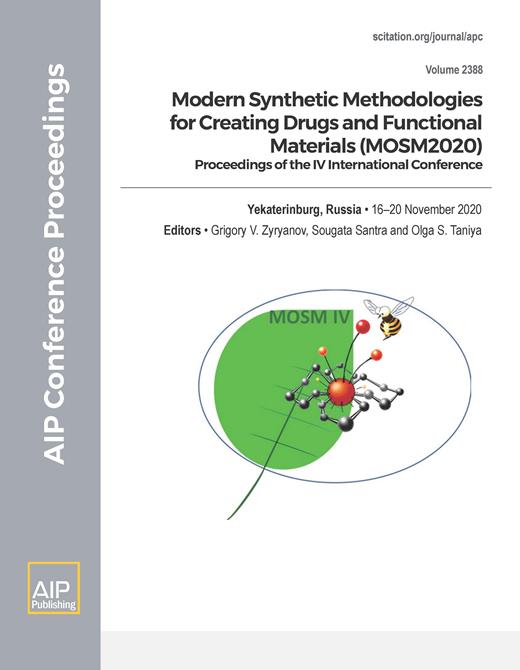 AIP Conference Proceedings Cover Image for Volume 2388, Issue 1