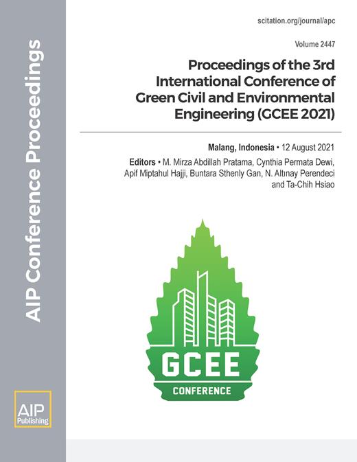 AIP Conference Proceedings Cover Image for Volume 2447, Issue 1
