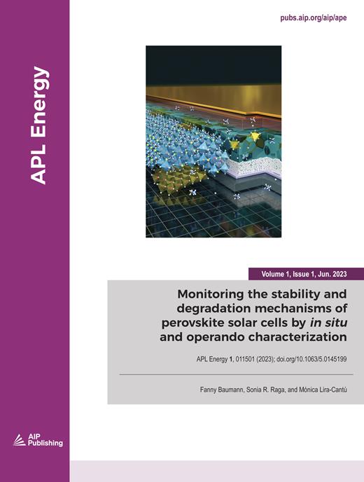 APL Energy Cover Image for Volume 1, Issue 1