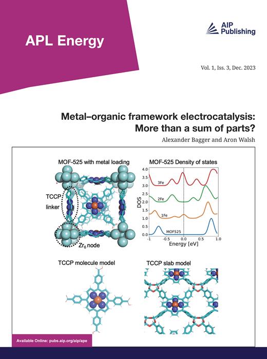 APL Energy Cover Image for Volume 1, Issue 3