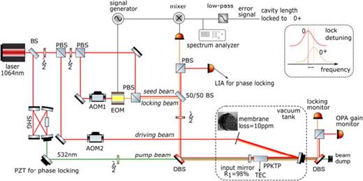 Optical spring effect enhanced by optical parametric amplifier ...