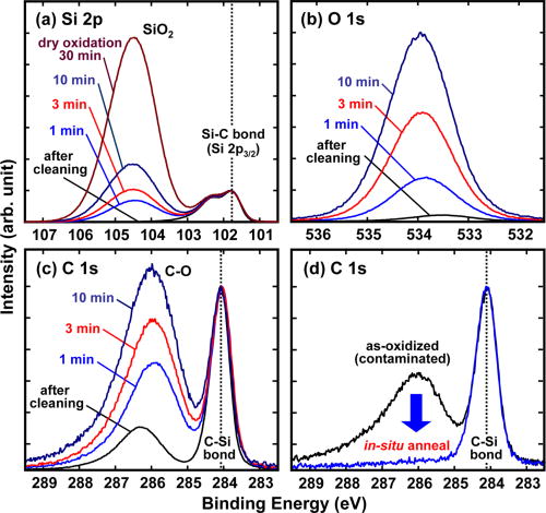 Synchrotron x-ray photoelectron spectroscopy study on thermally grown ...