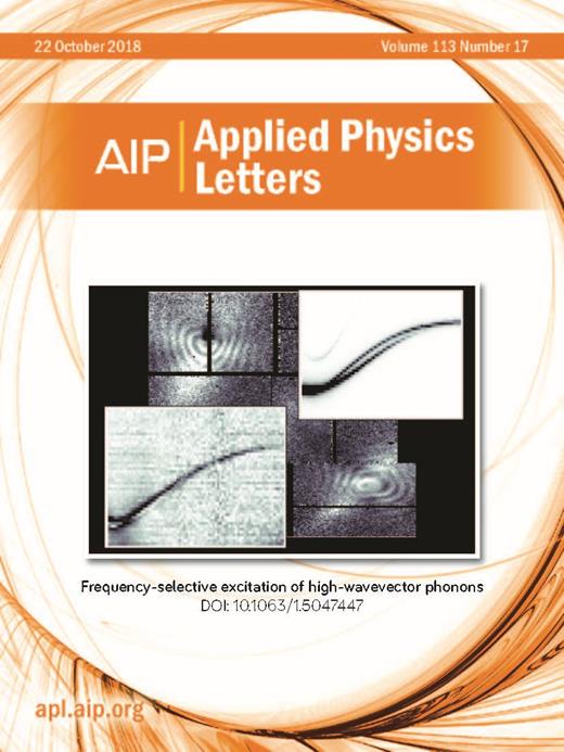 Applied Physics Letters Cover Image for Volume 113, Issue 17