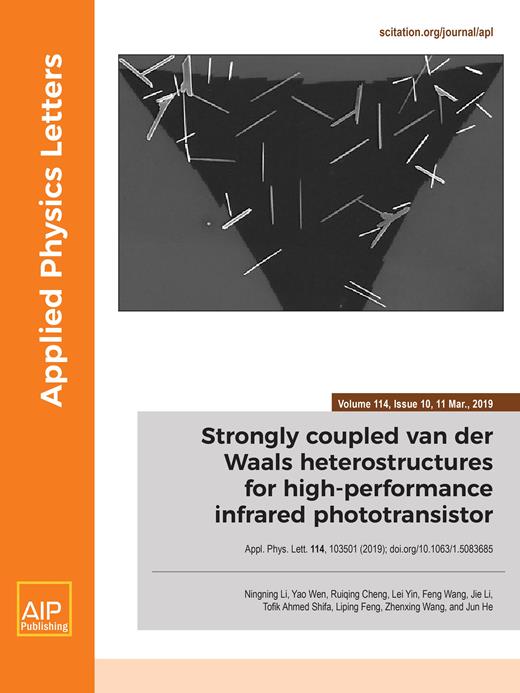 Applied Physics Letters Cover Image for Volume 114, Issue 10