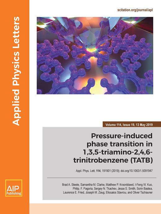Applied Physics Letters Cover Image for Volume 114, Issue 19