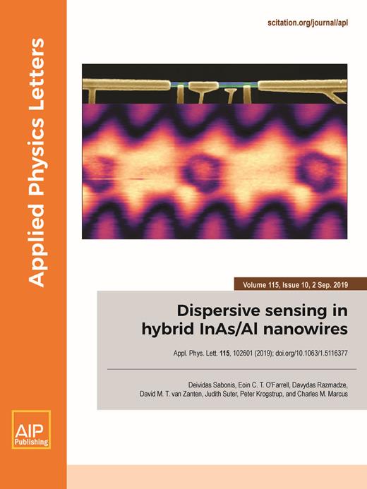Applied Physics Letters Cover Image for Volume 115, Issue 10