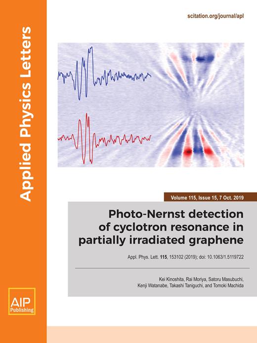 Applied Physics Letters Cover Image for Volume 115, Issue 15