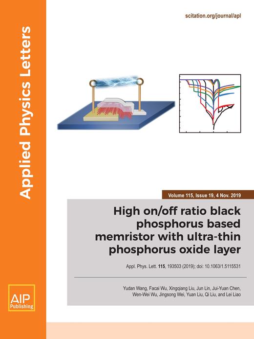 Applied Physics Letters Cover Image for Volume 115, Issue 19