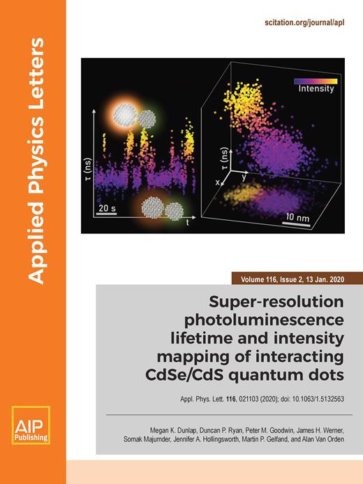 Applied Physics Letters Cover Image for Volume 116, Issue 2
