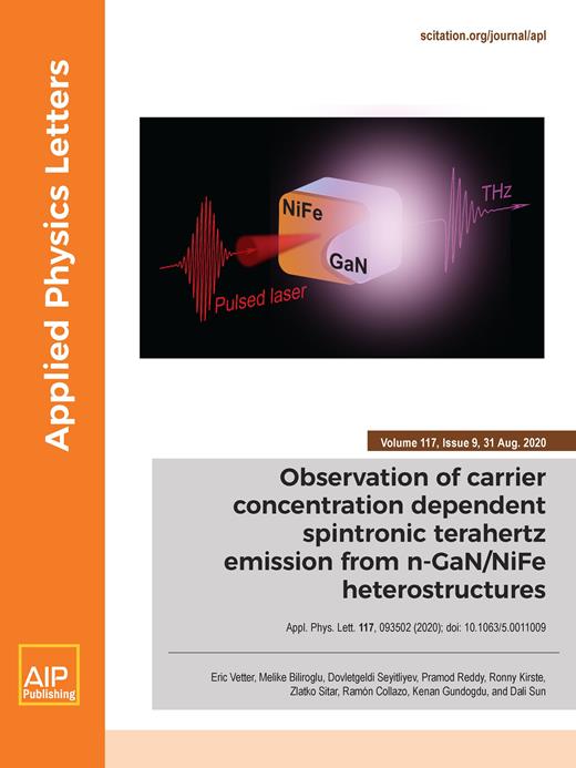 Applied Physics Letters Cover Image for Volume 117, Issue 9
