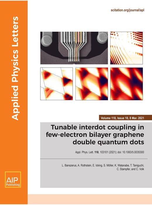Applied Physics Letters Cover Image for Volume 118, Issue 10
