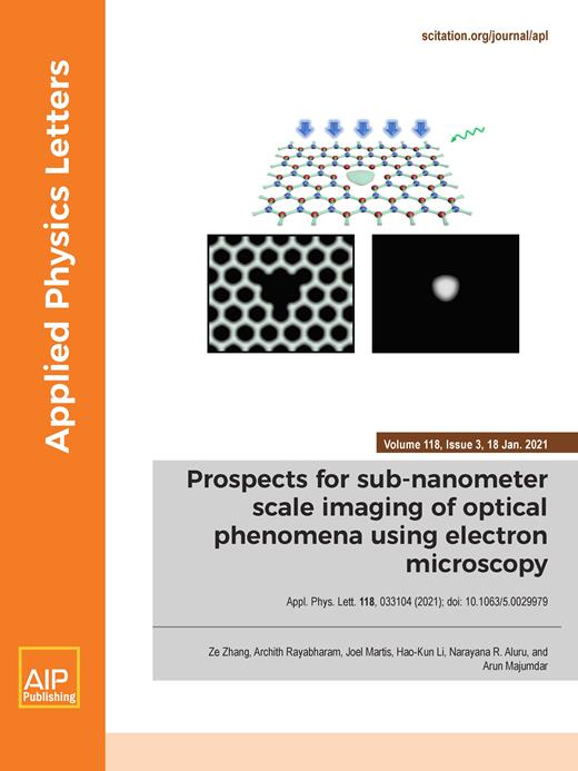 Applied Physics Letters Cover Image for Volume 118, Issue 3