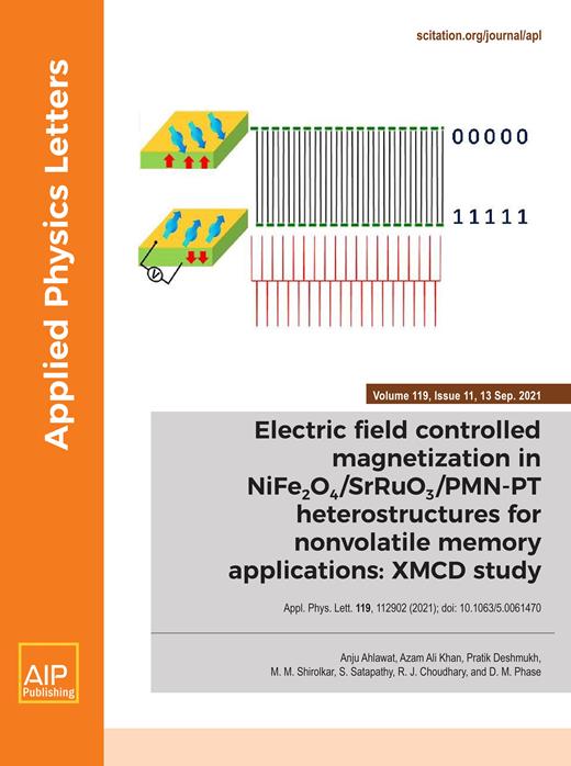 Applied Physics Letters Cover Image for Volume 119, Issue 11
