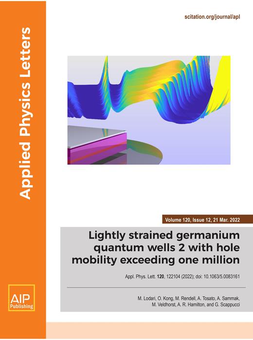 Applied Physics Letters Cover Image for Volume 120, Issue 12
