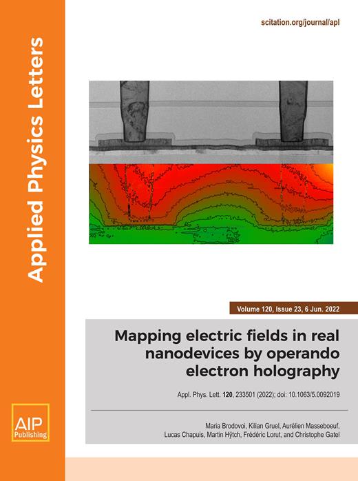Applied Physics Letters Cover Image for Volume 120, Issue 23