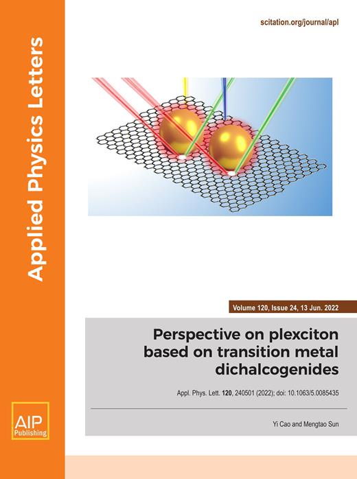 Applied Physics Letters Cover Image for Volume 120, Issue 24