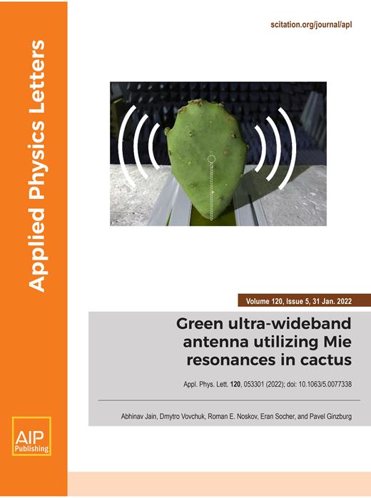 Applied Physics Letters Cover Image for Volume 120, Issue 5