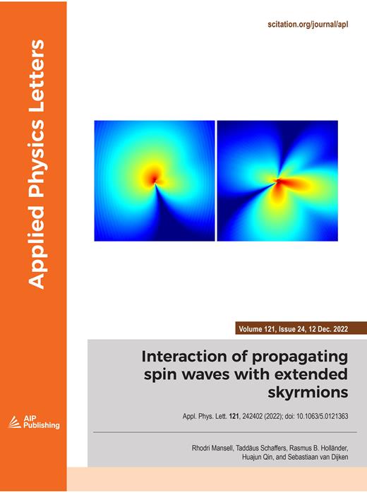 Applied Physics Letters Cover Image for Volume 121, Issue 24