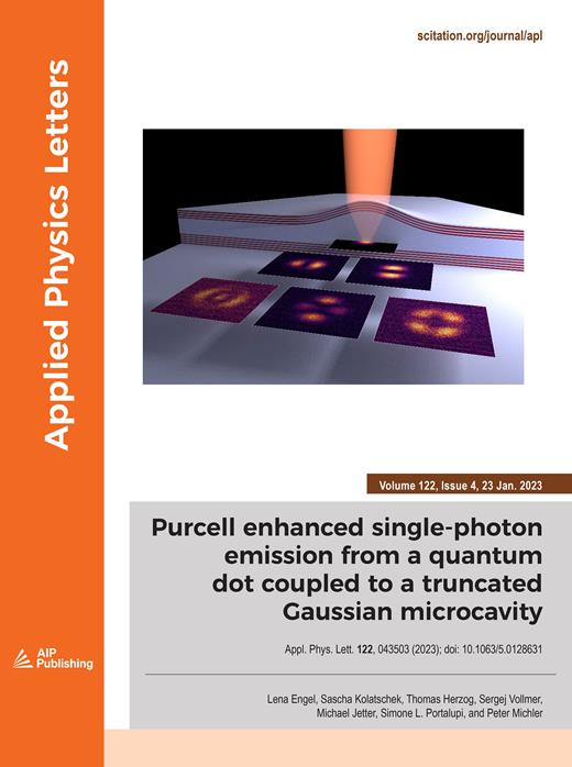 Applied Physics Letters Cover Image for Volume 122, Issue 4