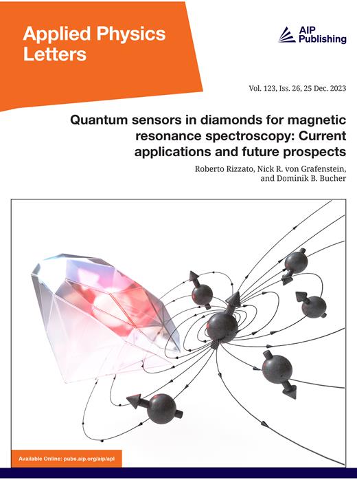 Applied Physics Letters Cover Image for Volume 123, Issue 26