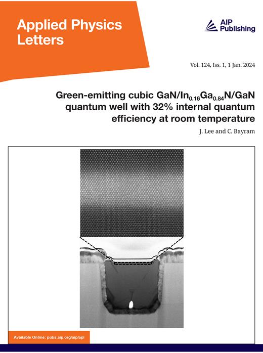 Applied Physics Letters Cover Image for Volume 124, Issue 1
