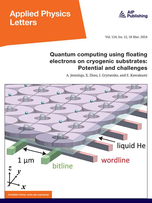 Applied Physics Letters Cover Image for Volume 124, Issue 12