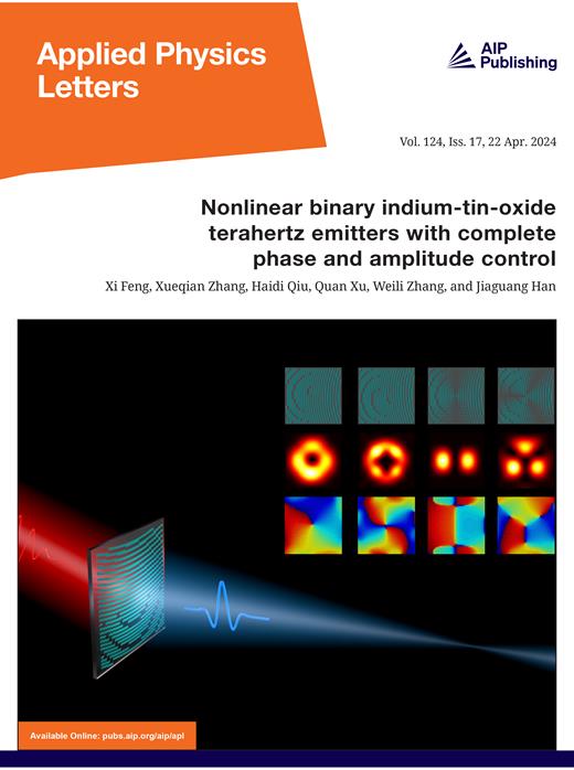 Applied Physics Letters Cover Image for Volume 124, Issue 17