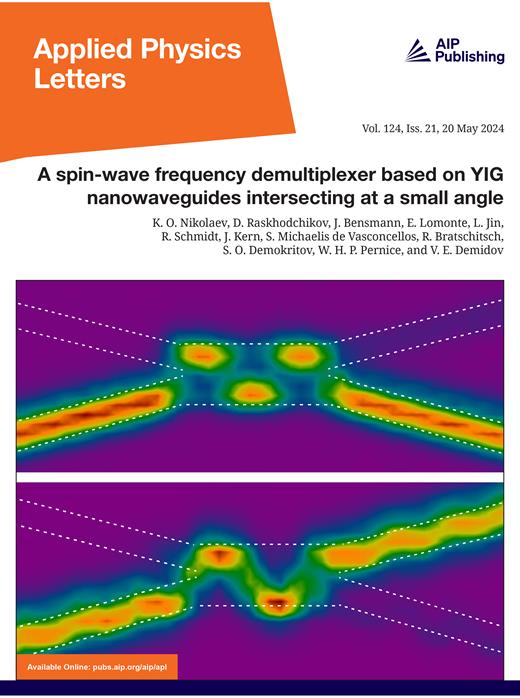 Applied Physics Letters Cover Image for Volume 124, Issue 21