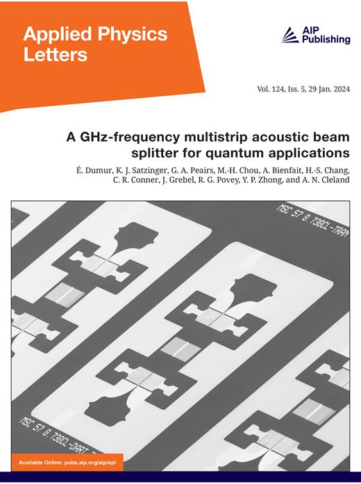 Applied Physics Letters Cover Image for Volume 124, Issue 5