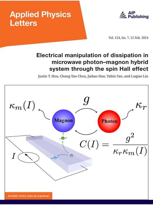 Applied Physics Letters Cover Image for Volume 124, Issue 7
