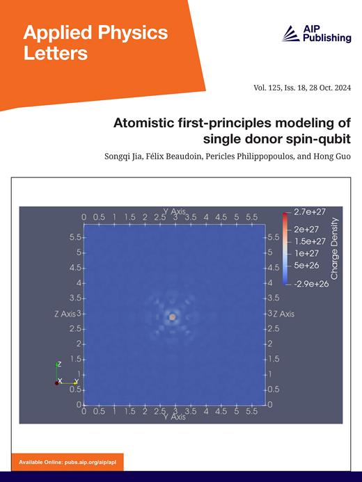 Applied Physics Letters Cover Image for Volume 125, Issue 18