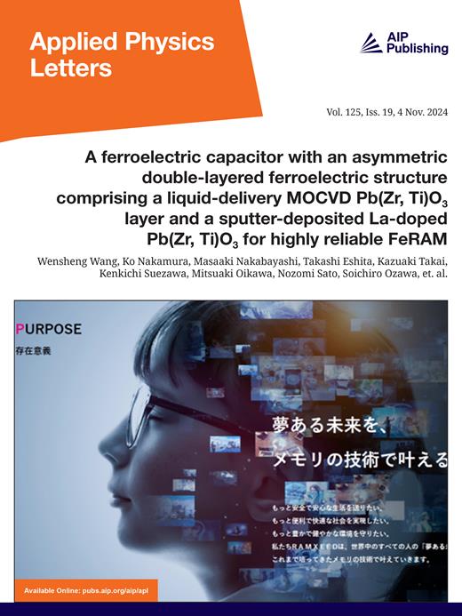 Applied Physics Letters Cover Image for Volume 125, Issue 19