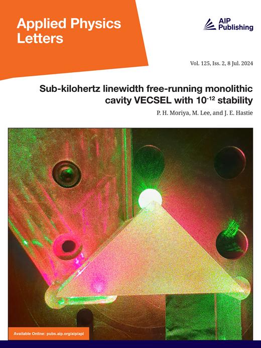 Applied Physics Letters Cover Image for Volume 125, Issue 2