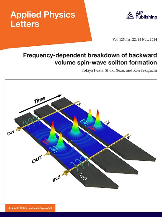 Applied Physics Letters Cover Image for Volume 125, Issue 22