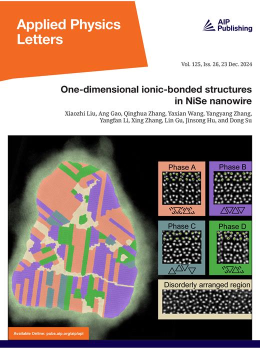 Volume 125 Issue 26 | Applied Physics Letters | AIP Publishing