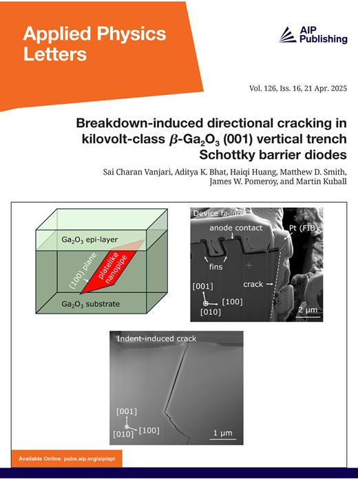Applied Physics Letters Cover Image for Volume 126, Issue 16