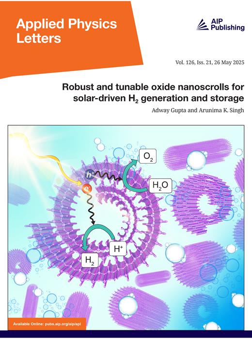 Applied Physics Letters Cover Image for Volume 126, Issue 21